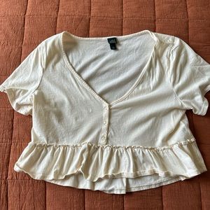 Wild Fable babydoll crop top